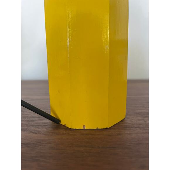 VTG Pencil Wood Piggy Bank Made in France Kitschy Whimsy Teacher Gift Classroom - Picture 6 of 8